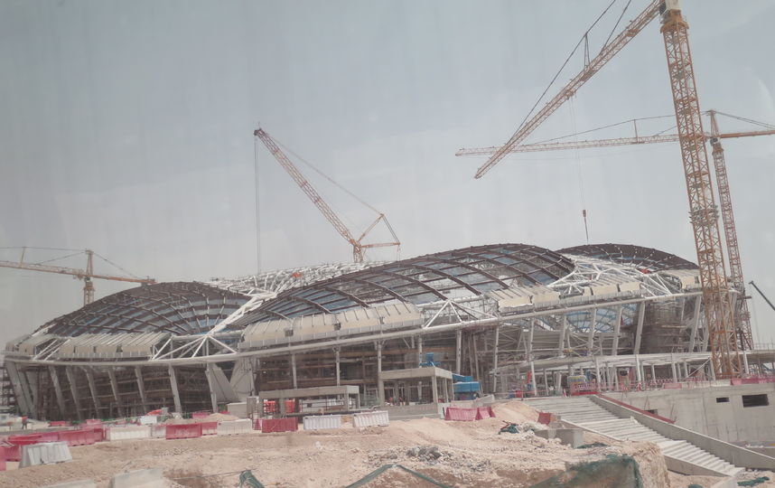 Строительство стадиона Al Wakrah. Фото Станислав Купцов