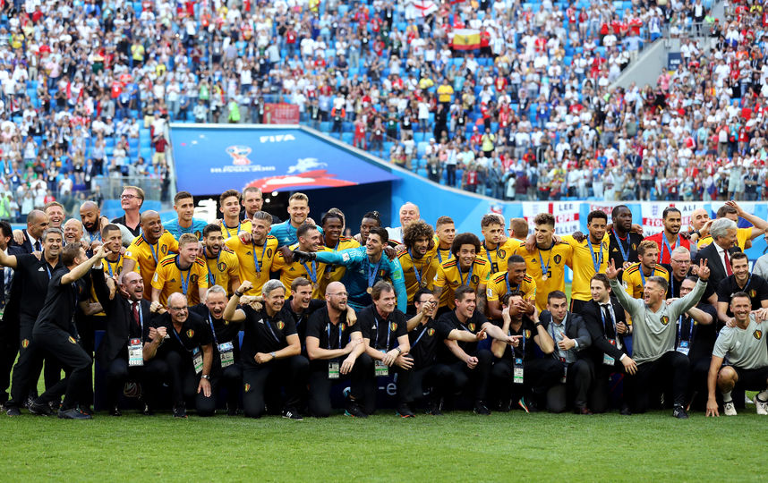 С матча Бельгия - Англия. Фото Getty