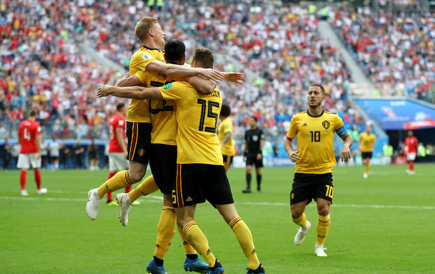 С матча Бельгия - Англия. Фото Getty