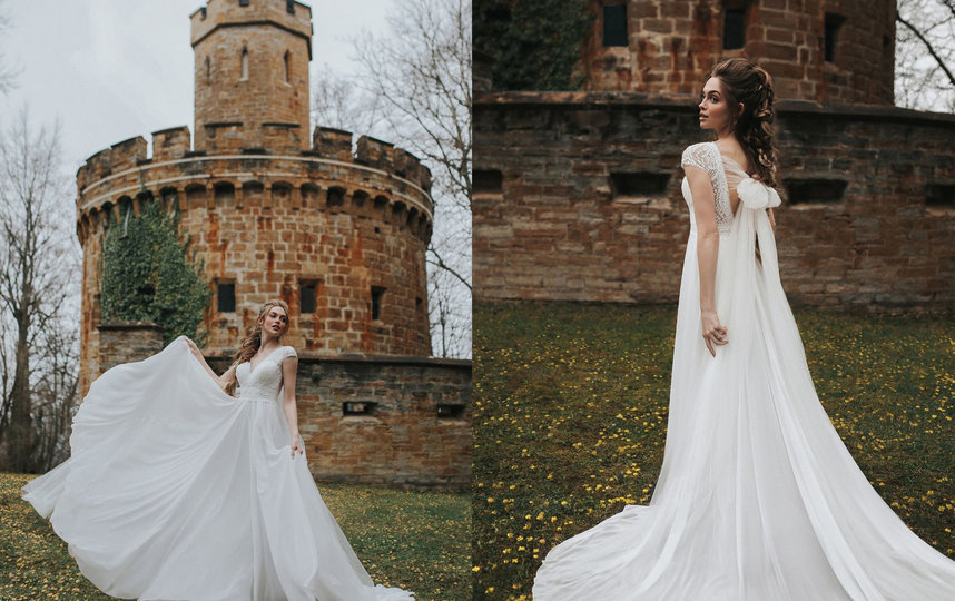 Платье Рапунцель из одноимённого мультфильма. Фото allurebridals.com