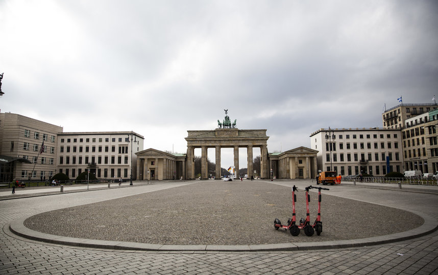 Бранденбургские ворота, Берлин, Германия. Фото Getty