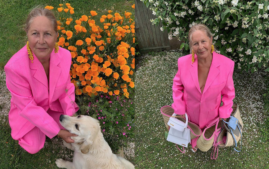 Главной героиней летнего лукбука бренда Jacquemus стала бабушка дизайнера. Фото instagram.com/jacquemus