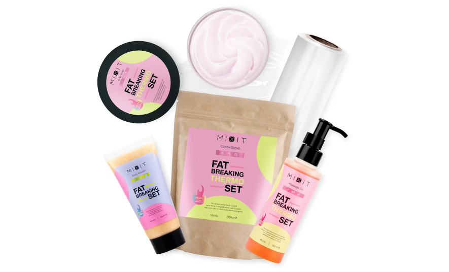 Антицеллюлитная серия FAT BREAKING SET THERMO от MIXIT. Фото Предоставлено интернет-магазином, "Metro"