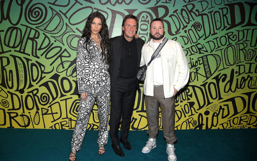 Белла Хадид, Пьетро Беккари, Ким Джонс. Фото Getty