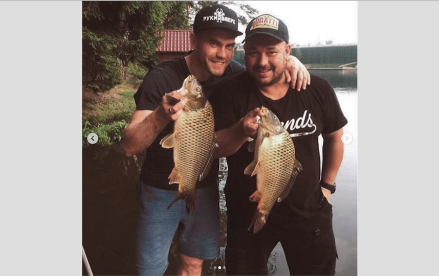 Акинфеев с другом Сергеем Жуковым. Фото instagram.com/teamrussia