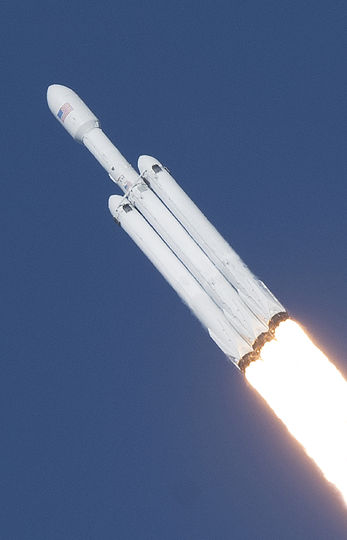 Запуск Falcon Heavy. Фото AFP