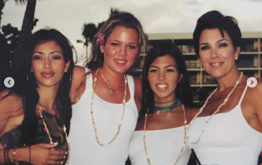 Ким Кардашьян посвятила это фото своей сестре Кортни. Фото Скриншот Instagram/kimkardashian