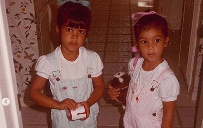 Ким Кардашьян посвятила это фото своей сестре Кортни. Фото Скриншот Instagram/kimkardashian