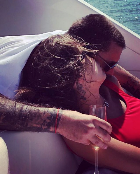 Кети Топурия и Гуф. Фото скриншот: instagram.com/therealguf/