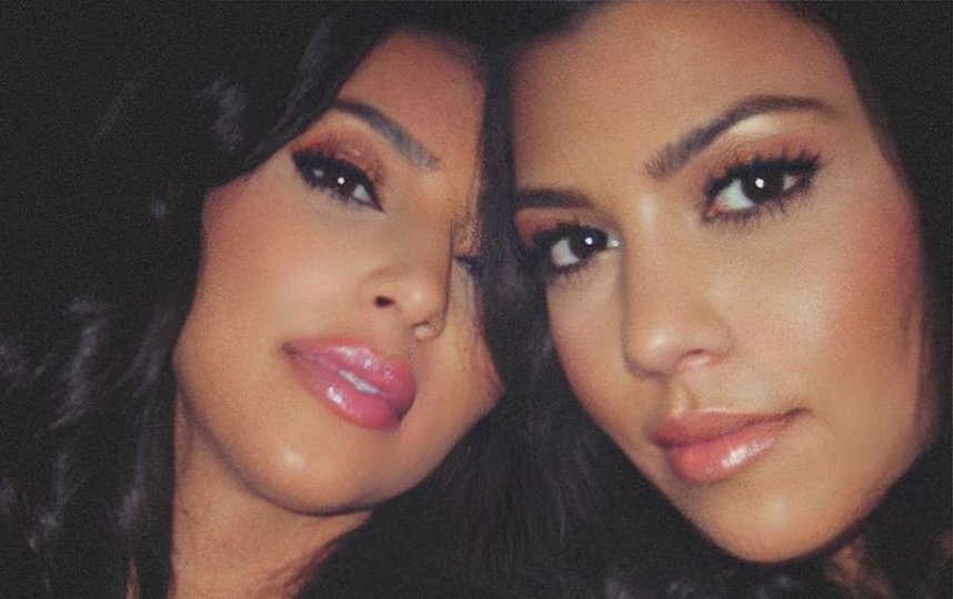 Ким Кардашьян посвятила это фото своей сестре Кортни. Фото Скриншот Instagram/kimkardashian