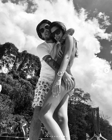 Кети Топурия и Гуф. Фото скриншот: instagram.com/therealguf/