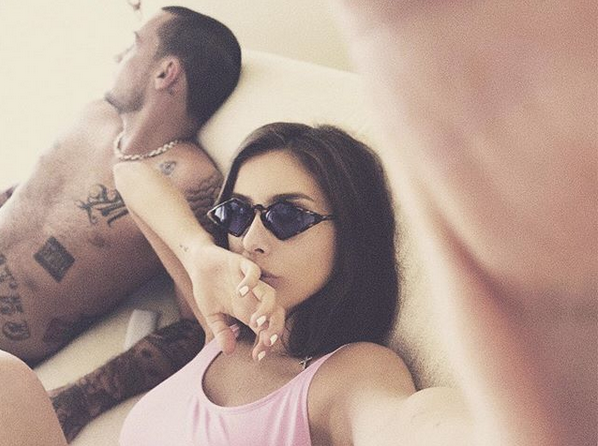 Кети Топурия и Гуф. Фото скриншот: instagram.com/therealguf/