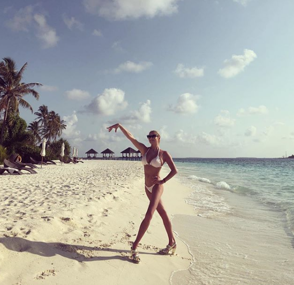 Анастасия Волочкова на Мальдивах. 2019-й год. Фото скриншот https://www.instagram.com/volochkova_art/?hl=ru