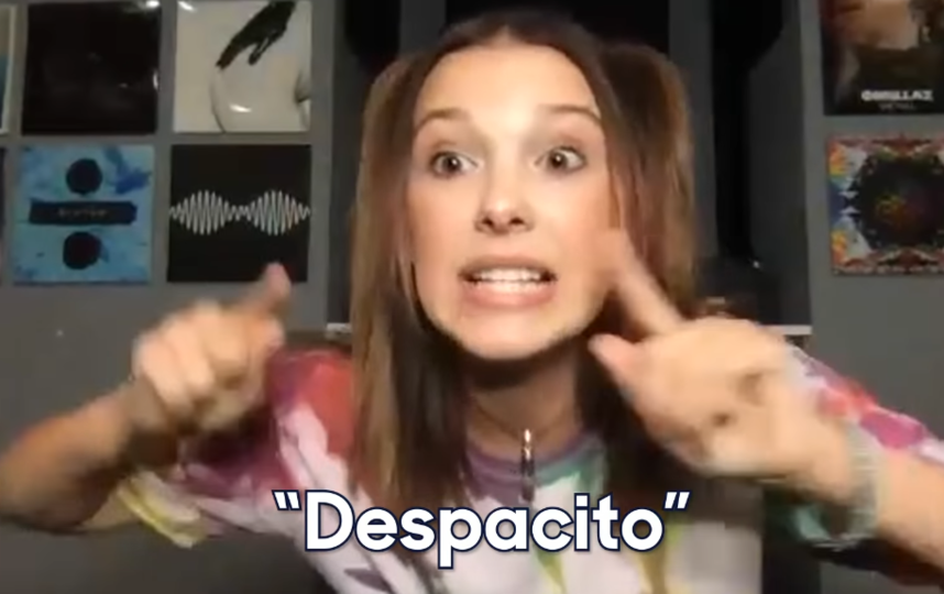 Звезда сериала "Очень странные дела" рассмешила песней Despacito: видео