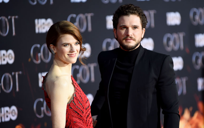 Кит Харингтон и Роуз Лесли. Фото Getty