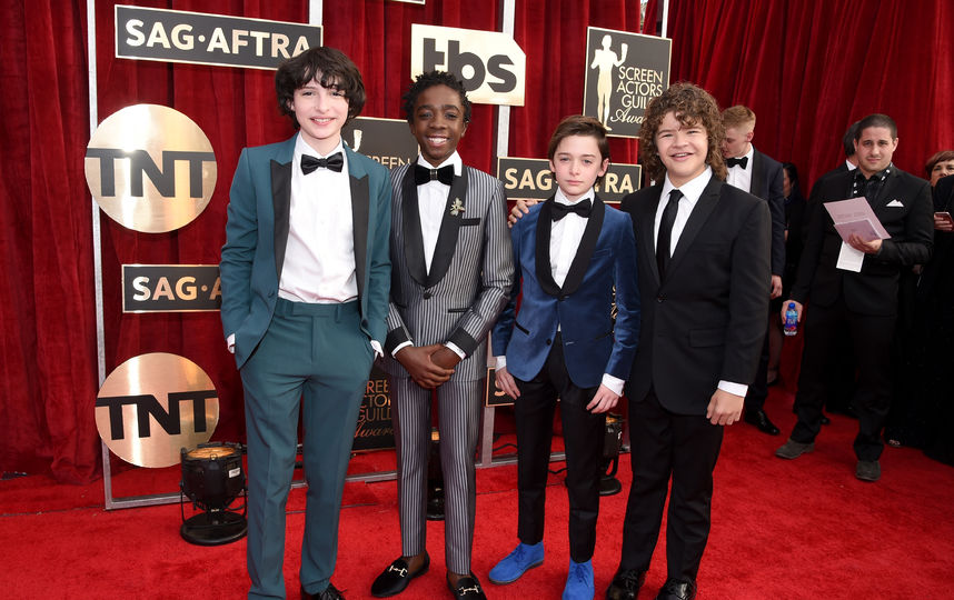 Актёры из сериала "Очень странные дела". Фото Getty