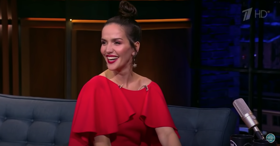 Наталья Орейро в гостях у Ивана Урганта, 2019-й. Фото Скриншот Youtube/watch?v=8m2Hw37Z_SM