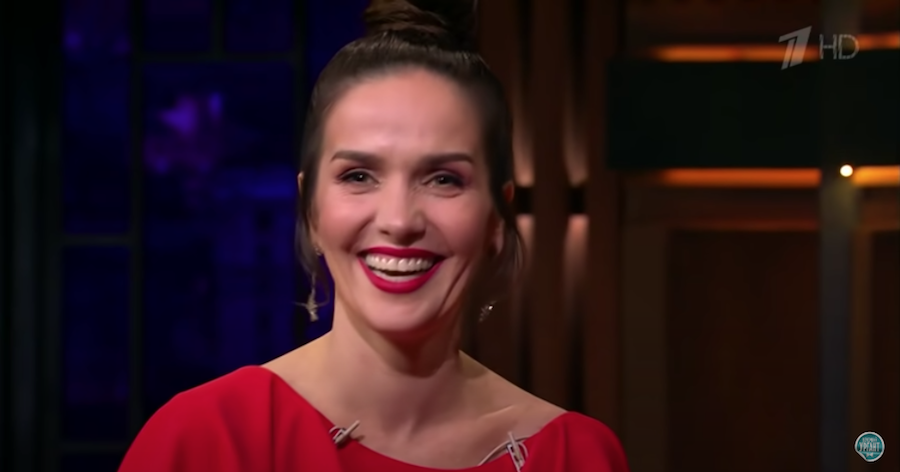 Наталья Орейро в гостях у Ивана Урганта, 2019-й. Фото Скриншот Youtube/watch?v=8m2Hw37Z_SM