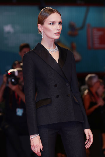 Актриса Мария Фомина на премьере фильма "О бесконечности". Фото Getty