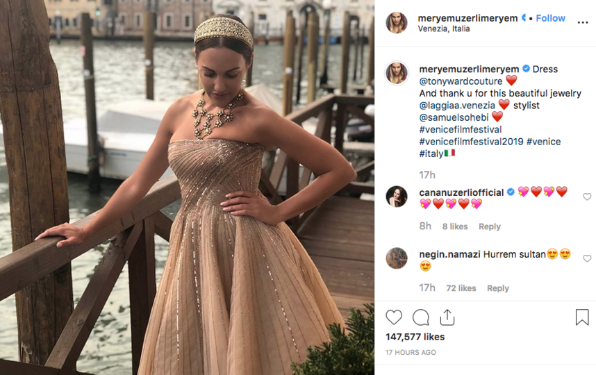 Мерьем Узерли. Фото Скриншот Instagram @meryemuzerlimeryem