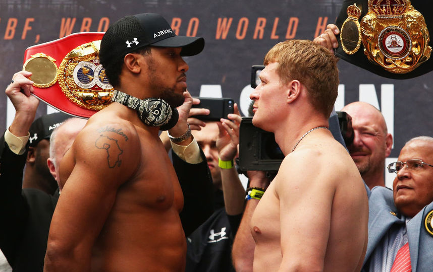 Бой Александра Поветкина и Энтони Джошуа. Фото Getty