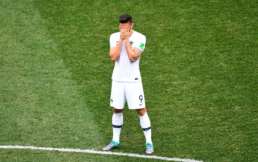 Матч Уругвай - Франция 6 июля 2018 года. Фото AFP