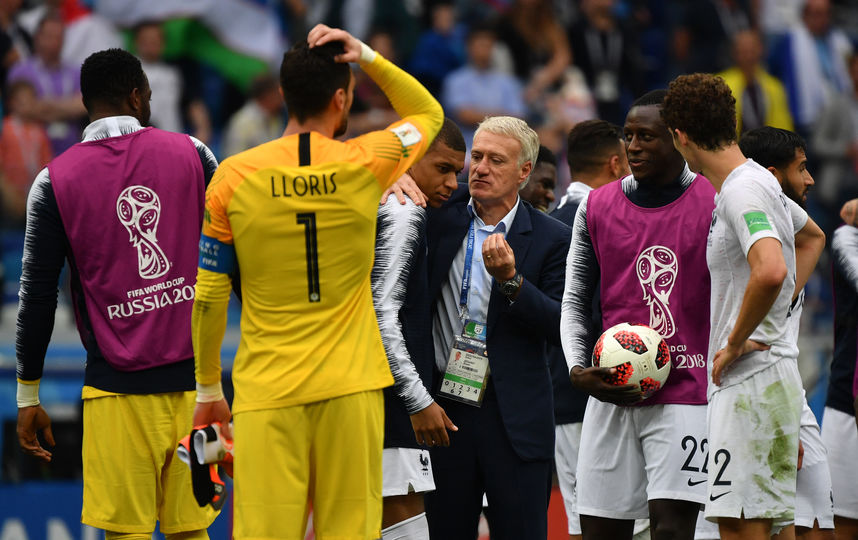 Матч Уругвай - Франция 6 июля 2018 года. Фото AFP