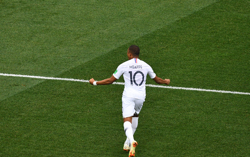 Матч Уругвай - Франция 6 июля 2018 года. Фото AFP