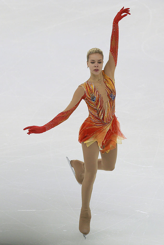 Российская фигуристка Анна Погорилая. Фото Getty