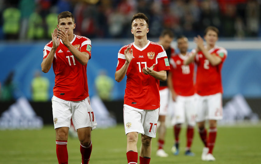 Александр Головина и Роман Зобнин на ЧМ–2018. Фото Getty