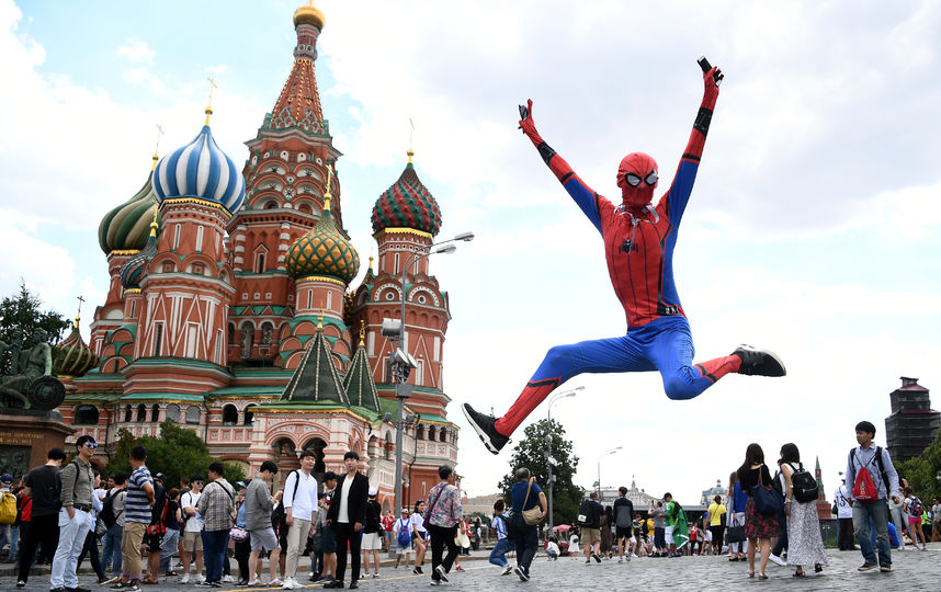 Болельщики на ЧМ-2018 в России. Фото AFP