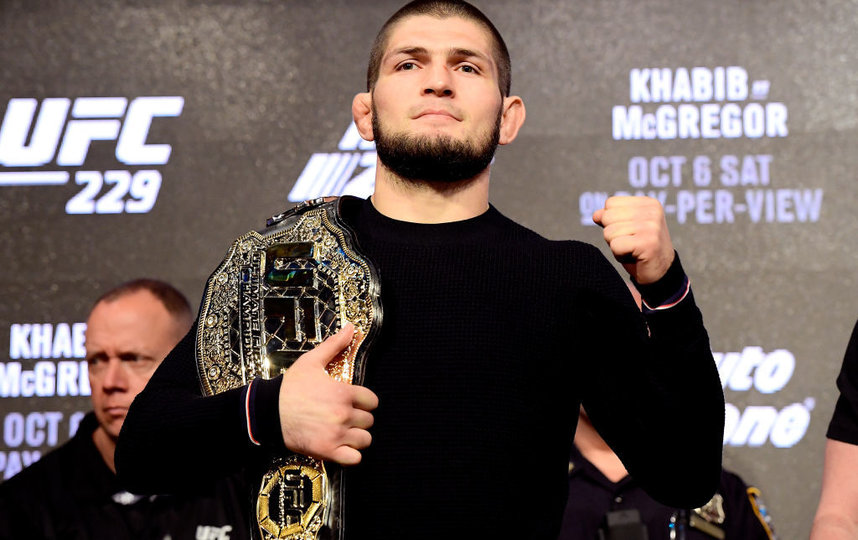 Чемпион UFC Хабиб Нурмагомедов. Фото Getty