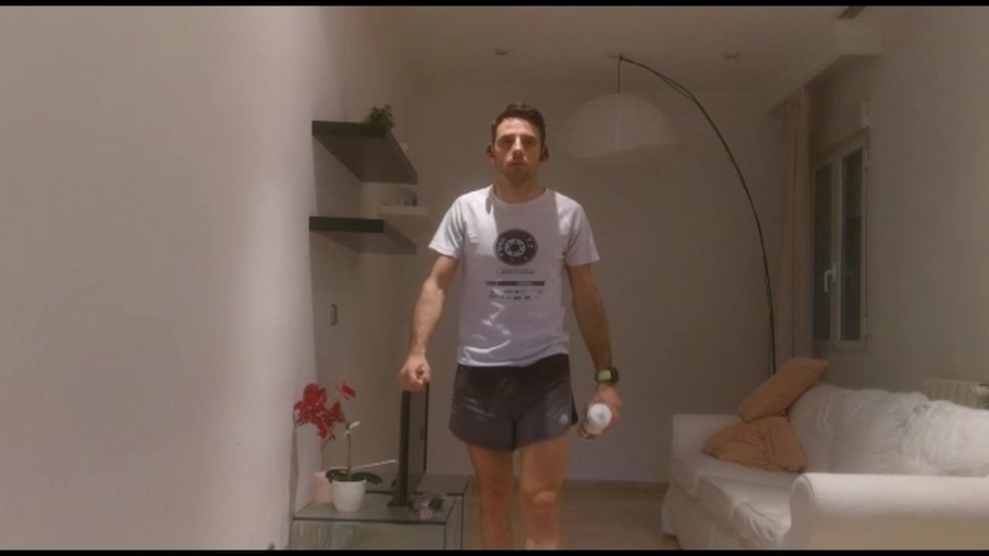 В этой комнате бегал Хавьер. Фото предоставлено Хавьером Кастроверде.