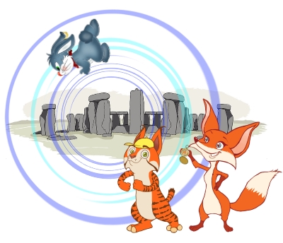 [Кролик-Байкер исчезает в портале времени, интернет-кружок по английскому языку, 4 уровень]