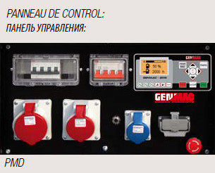 GENMAC PMD G30DSM дизельный генератор в шумозащитном кожухе