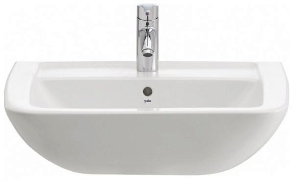 Gala SMART круглая раковина 55*45 см с крепежом  25050(72581)