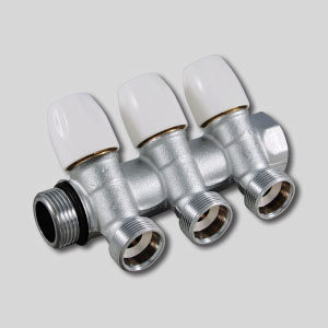 TIEMME коллектор регулируемый 1 с 3 отводами 3/4 1860013/1877K50060503