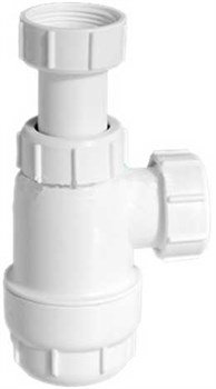 McAlpine Сифон бутылочный (1 1/2''х40мм) без выпуска MRSK2-NW