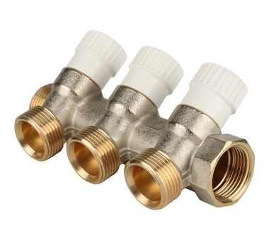 STOUT Коллектор распределительный 3/4", 3 отвода 3/4"ЕК SMB 6851 343403