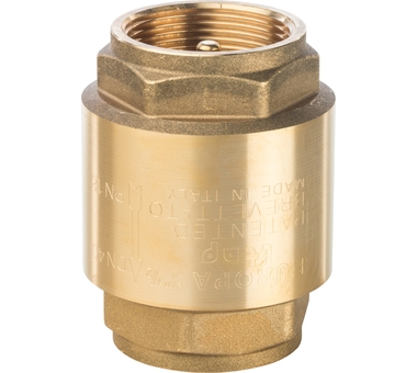 STOUT 1 1/2" Клапан обратный пружинный муфт. с метал. седлом SVC-0001-000040