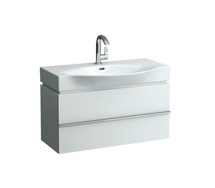 Тумба для раковины Laufen Case 89.5x37.5 см 2 ящика белый лак 4.0125.2.075.475.1