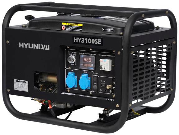 Генератор бензиновый HYUNDAI HY3100SE 2.5 кВт