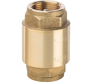 STOUT 3/4" Клапан обратный пружинный муфт. с метал. седлом SVC-0011-000020