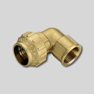 Tiemme ПНД Соединение угловое c внутренней резьбой 63*2  3400048 / 3465G006309CR