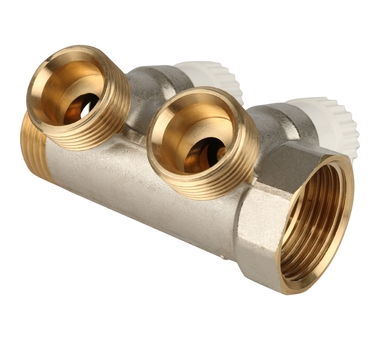 STOUT Коллектор распределительный 1", 2 отвода 3/4"ЕК SMB 6851 013402