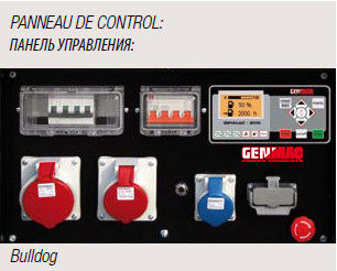 GENMAC Bulldog RG 20LSM дизельный генератор в шумозащитном кожухе
