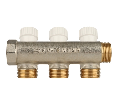 STOUT Коллектор распределительный 3/4", 3 отвода 3/4"ЕК SMB 6851 343403