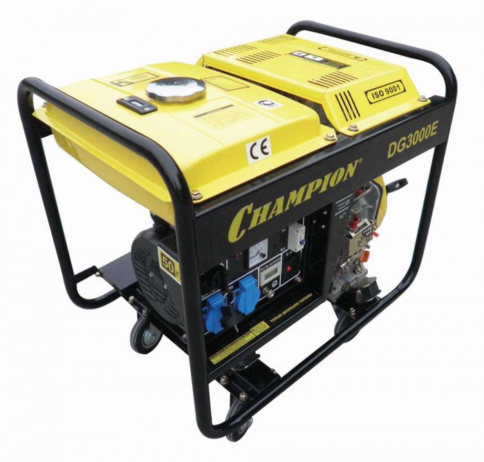 Champion DG3000E Дизельный генератор открытого типа