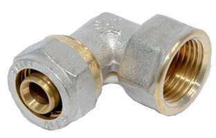 TIEMME угольник с внутренней резьбой 15x3/4F никель