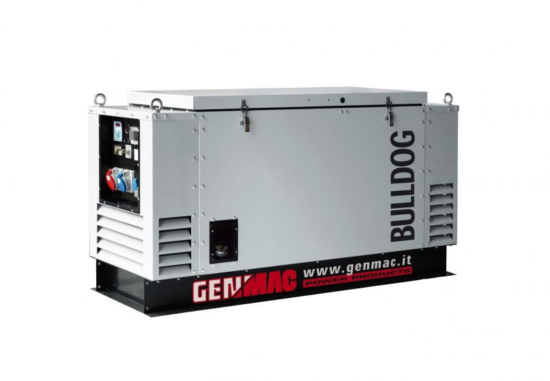 GENMAC Bulldog G15LSM дизельный генератор в шумозащитном кожухе